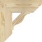 Ekena Millwork Funston Slat Rough Sawn Bracket, Douglas Fir, 4"W x 14"D x 14"H BKT04X14X14FST06RDF - alternate 2